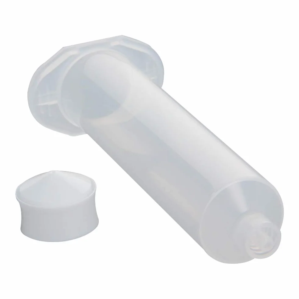 Utoolmart Dystrybucja powietrza 30CC/30 ml przezroczyste samoprzylepne tuba rękaw z tłokiem do zastosowań przemysłowych, 5 szt