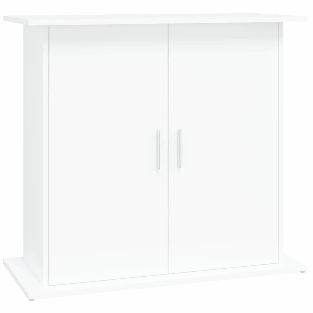 vidaXL Szafka pod akwarium, biała 81x36x73 cm, materiał drewnopochodny