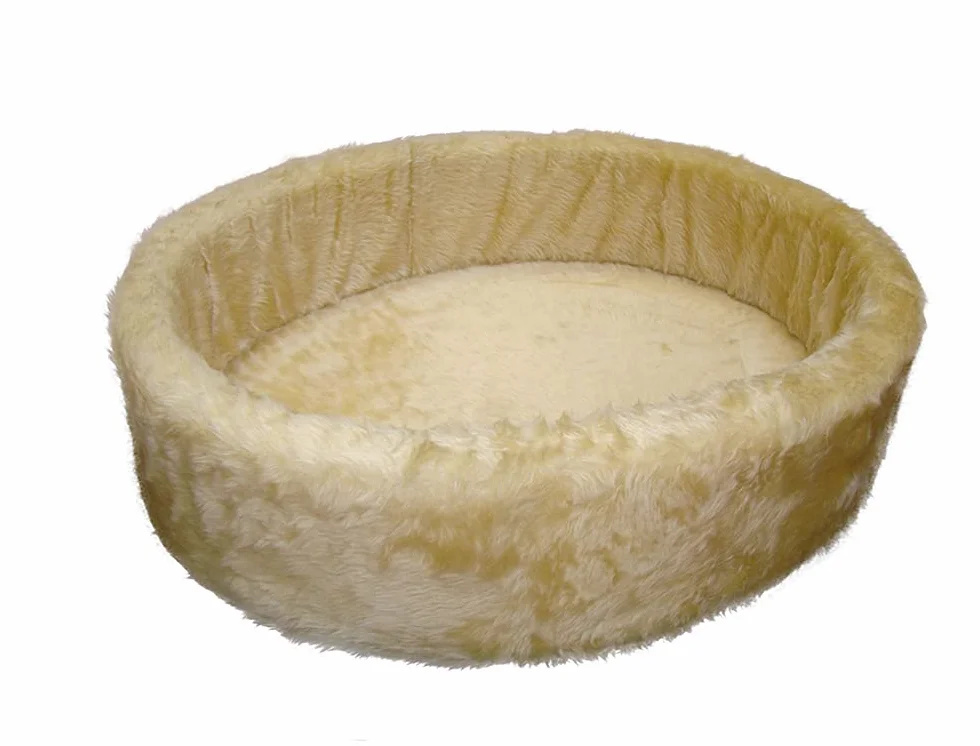 Nobby Łóżko pluszowe, 80 cm, beżowe