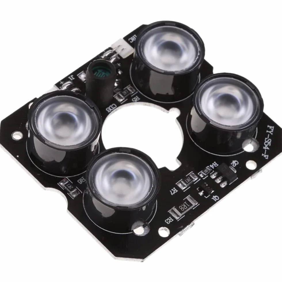Tablica LED na podczerwień 850 nm O?wietlacz podczerwieni z zakresem podczerwieni do 30 m Do wszystkich rodzajów modu?ów kamer, moc DC 12 V