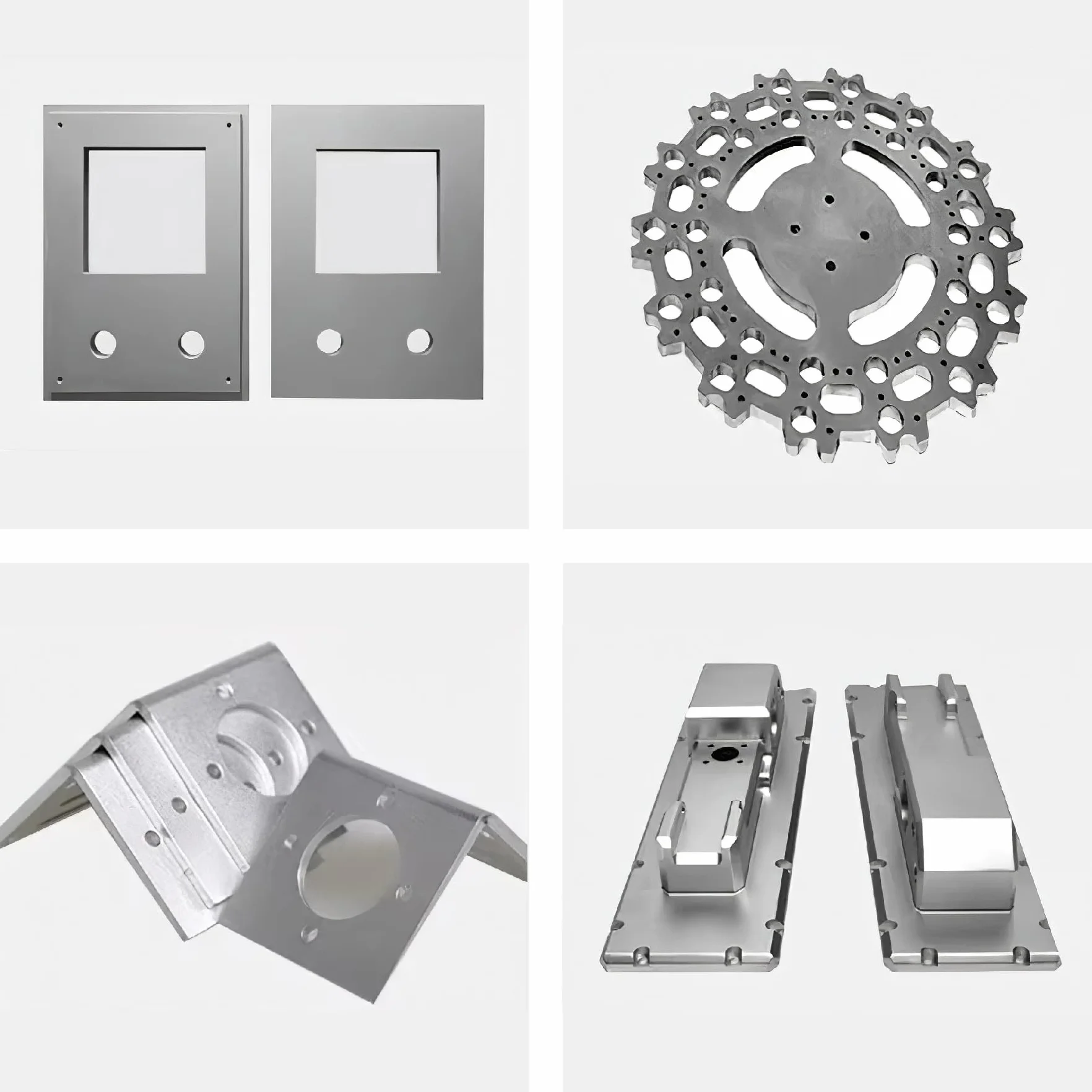4 kawałki Płyta aluminiowa 20cm x 20cm x 2mm, grubość 2mm, 6061 T6 kwadrat Arkusze i płyty aluminiowe dla DIY Rzemiosło