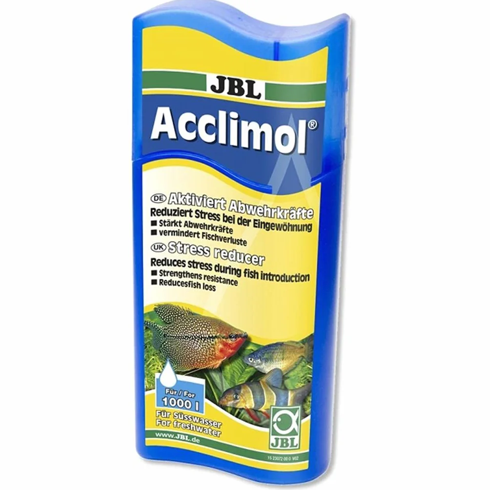 JBL uzdatniacz wody do nowo zakładanych akwariów słodkowodnych, Acclimol, 250 ml