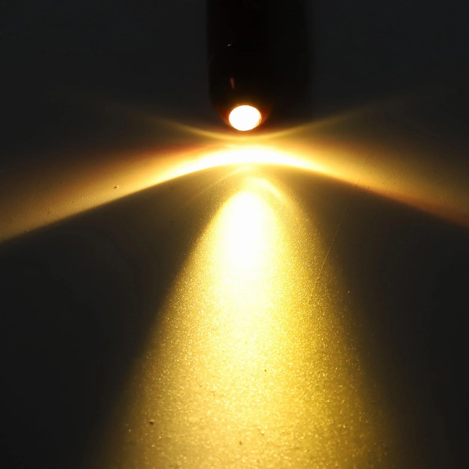 Żółty Wskaźnik świetlny, Przenośna Lampa Kontrolna ze Stopu Aluminium LED dla Lekarza Pielęgniarki, Długopis ze Wskaźnikiem źrenicy dla Lekarzy (Czarny)
