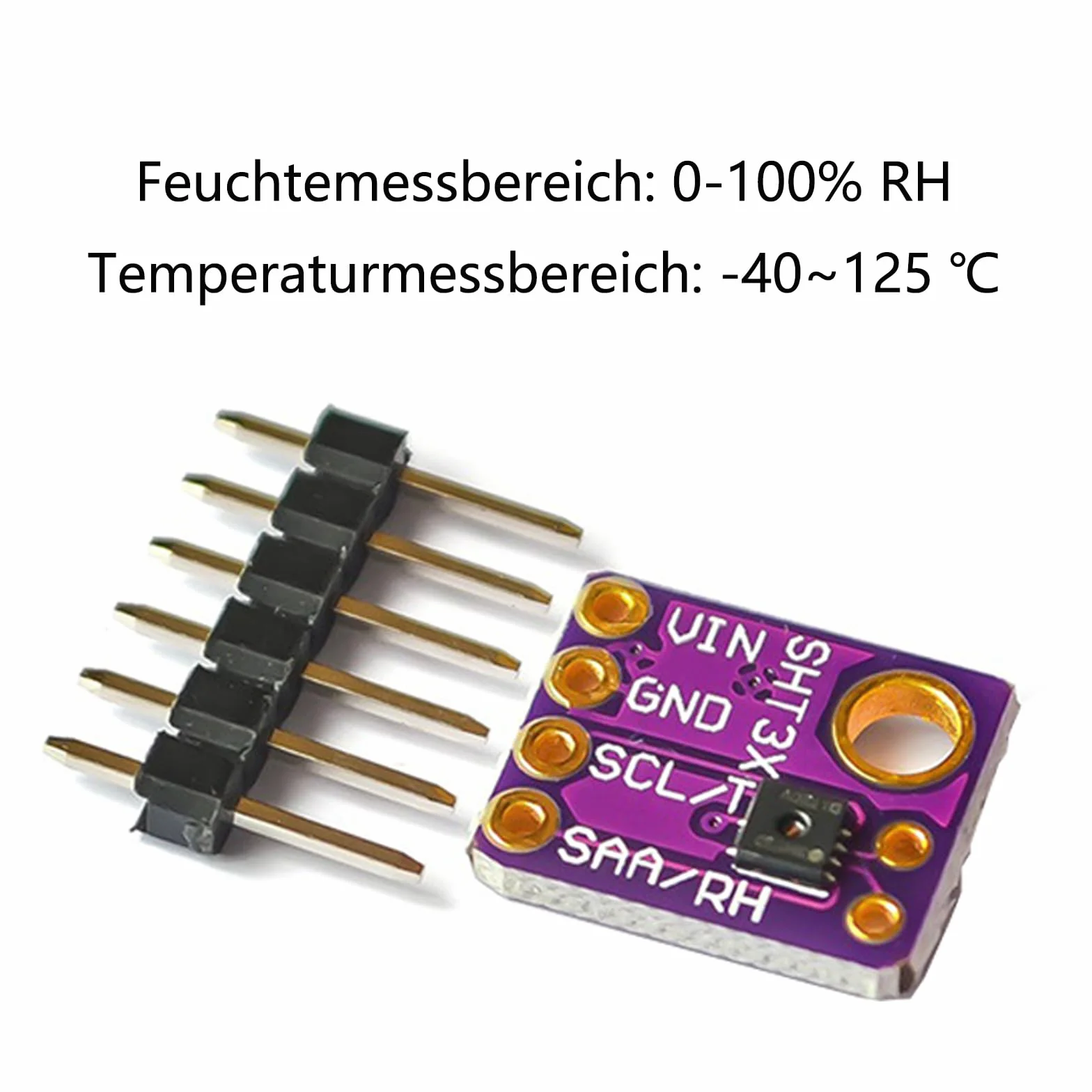 SHT31-D czujniki temperatury i wilgotności, 3 sztuki, 2,4-5,5 VDC, cyfrowy czujnik temperatury i wilgotności, moduł I2C, interfejs (SHT31-D)