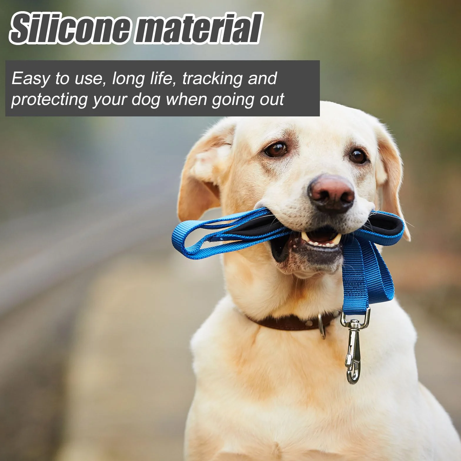 4st Tracker Bevestigingsclips, GPS Hond Tracker Siliconen Clips Tracker Accessoires voor Vervanging van de Hond Activiteit Tracker (Czarny)