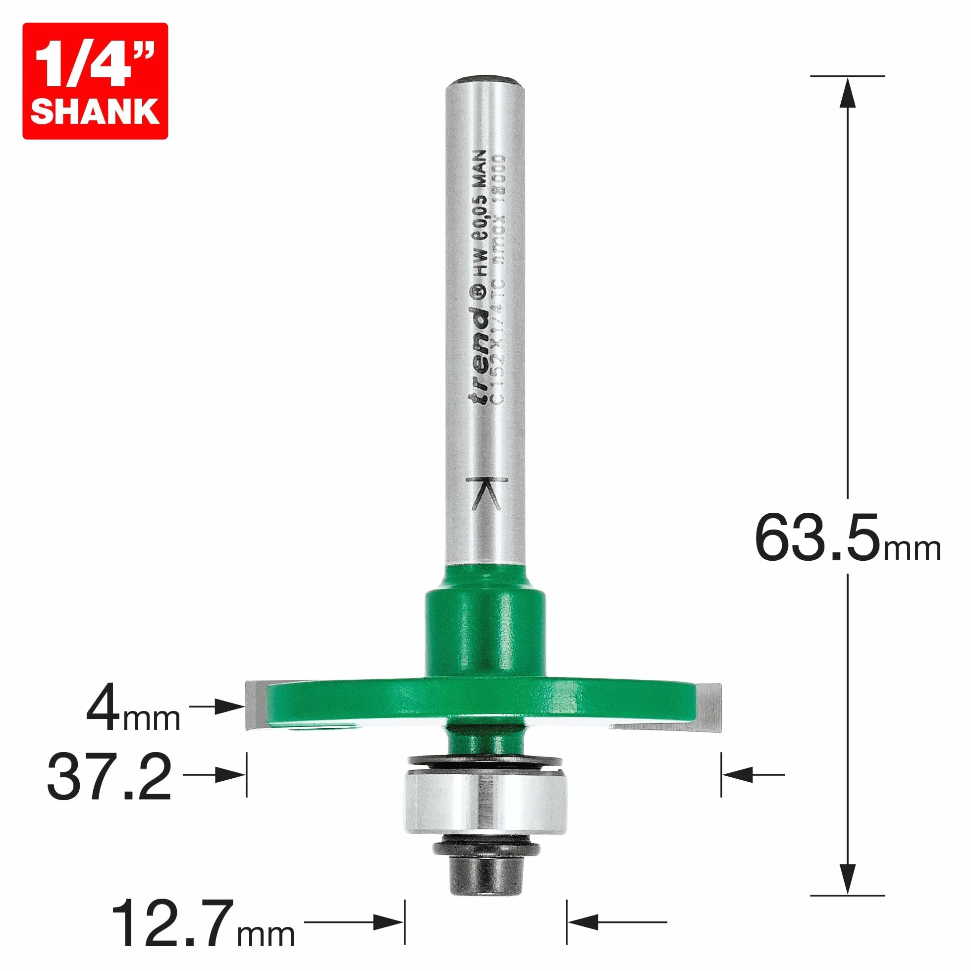 Trend C152X1/4TC Frezarka do kołków płaskich