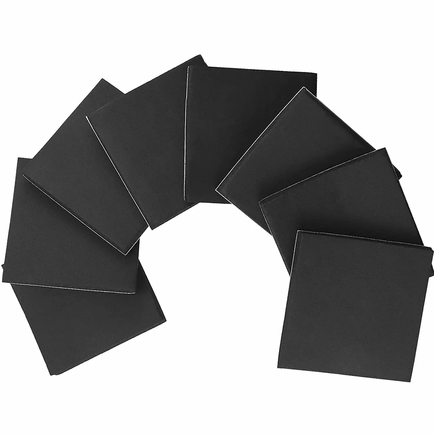 Pianka neoprenowa samoprzylepna 150x150x12 mm antywibracyjna podkładki meblowe czarne