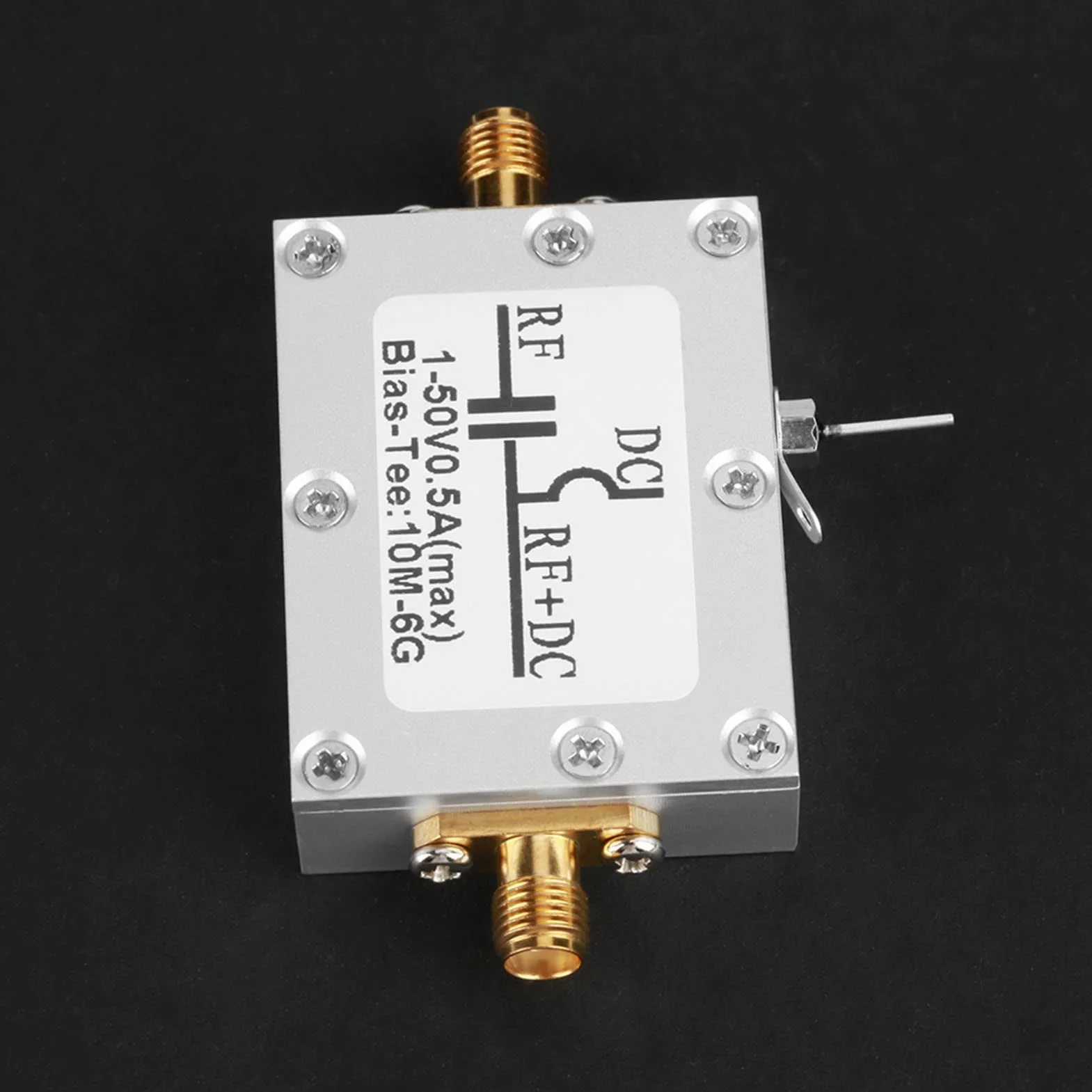 ANGGREK 10MHz 6GHz Bias Tee, Szerokopasmowy Koaksjalny Blok DC do Testów i Pomiarów