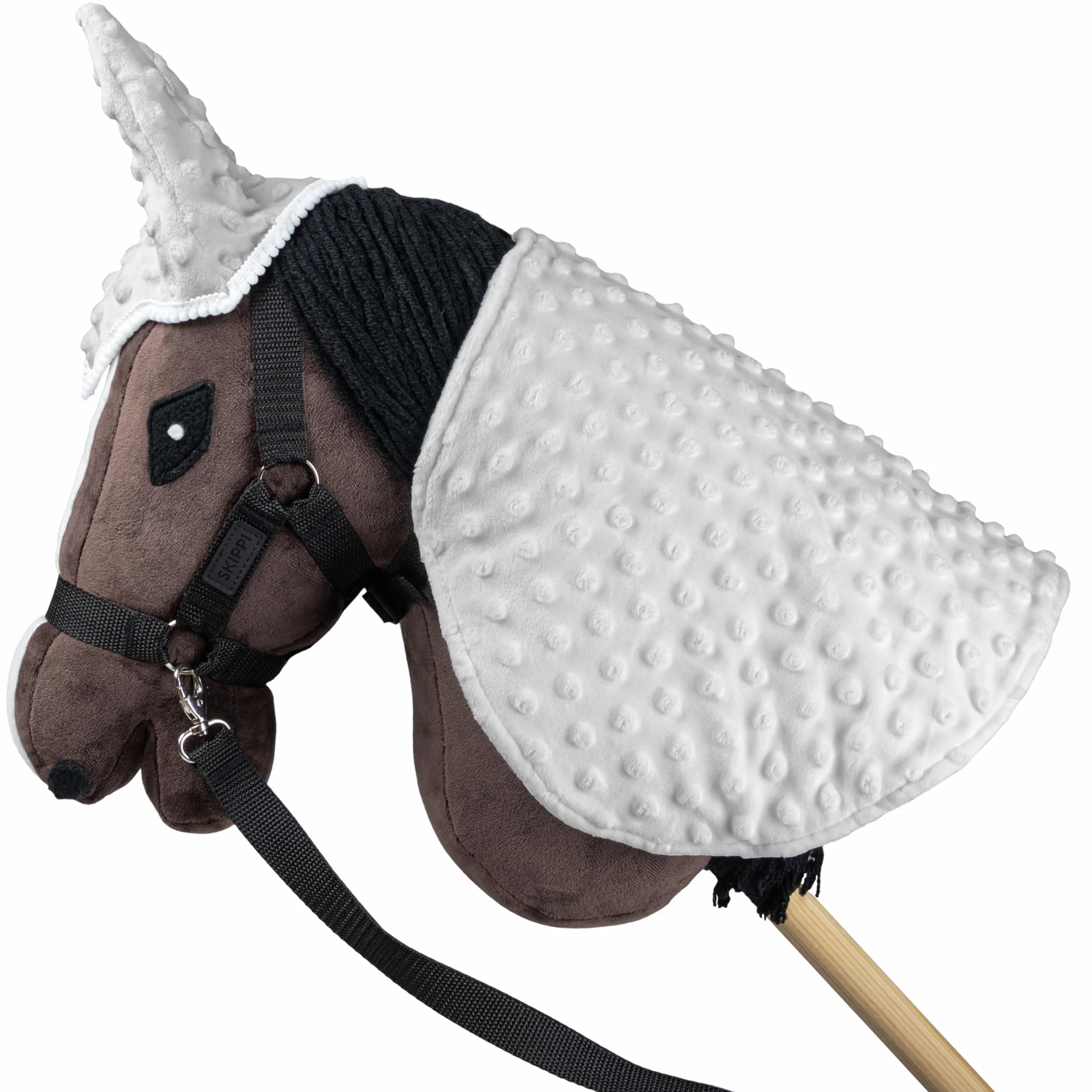 SKIPPI Derka i Nauszniki dla Hobby Horse - Szara, Hobby Horse Akcesoria