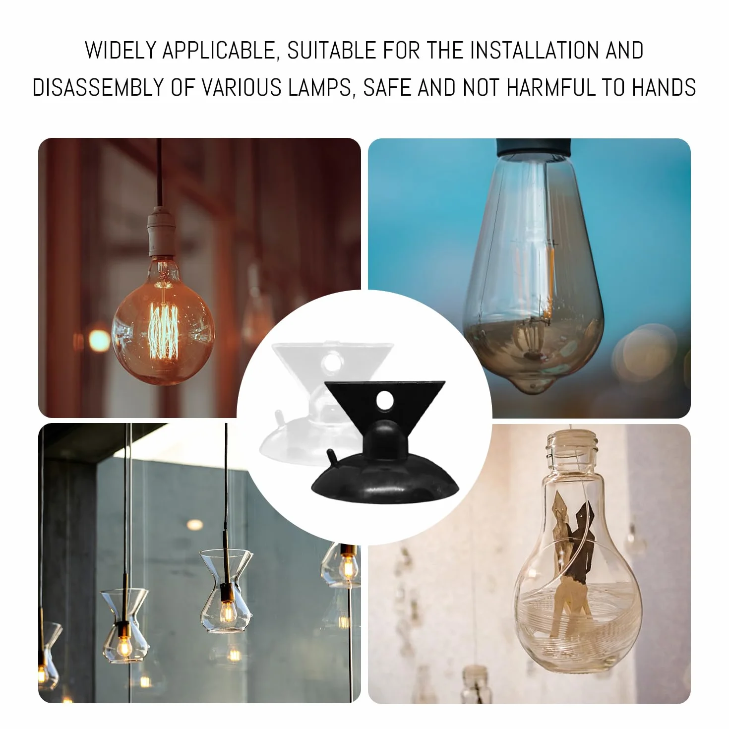 8-częściowy przyssawka do usuwania lamp, narzędzie do usuwania lamp, zmieniacz lamp, akcesoria do lamp, kreatywne narzędzia przenośne