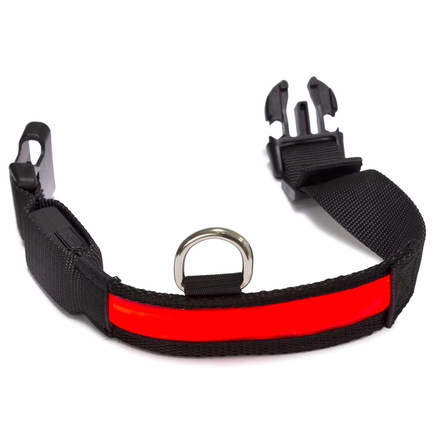 Arquivet Czerwony LED Obroża dla psa - Wielkosc M 38-50cm/2,5 cm