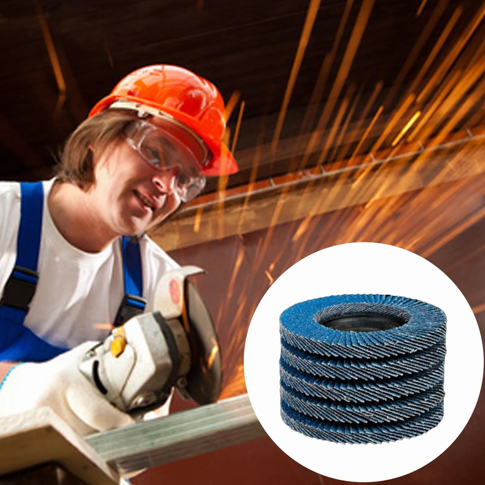 12 sztuk tarcz wachlarzowych, krążków szlifierskich, talerzyków szlifierskich, 75 mm, ziarnistość 40/60/80/120, zestaw lameli do metalu, stali, drewna, tarczy szlifierskiej, mopa szlifierskiego