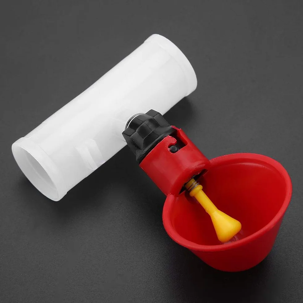 Automatyczne plastikowe poidło do kurczaka dla drobiu 5 sztuk 25mm