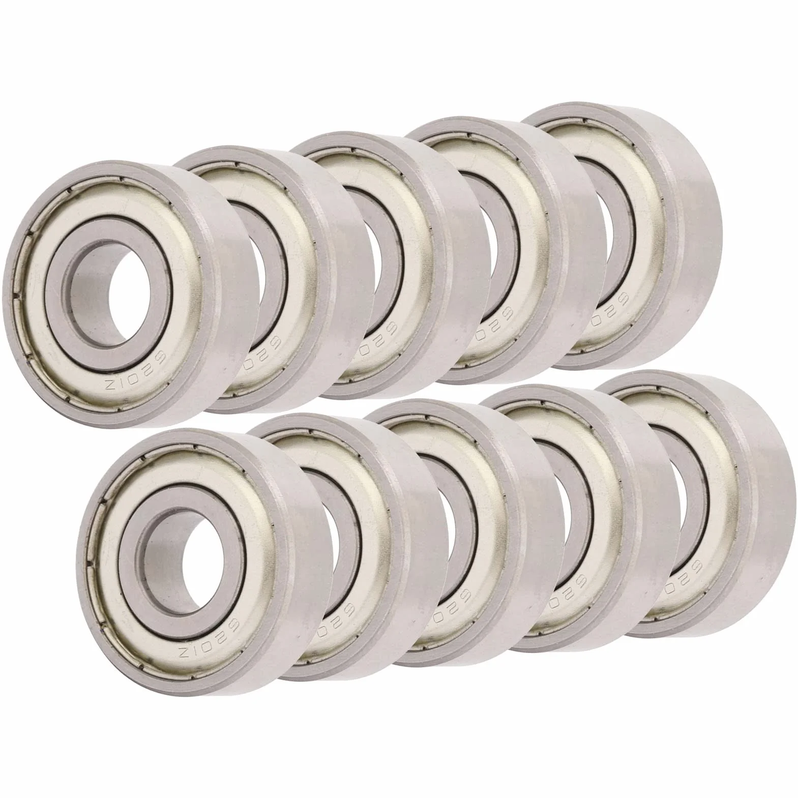 10 szt. Łożyska Kulkowe Zwykłe Łożysko ze Stali łożyskowej Łożyska do Rolek do Deskorolki 6201z Łożyska Kulkowe Zwykłe 12 Mm Miniaturowe łożysko Kulkowe