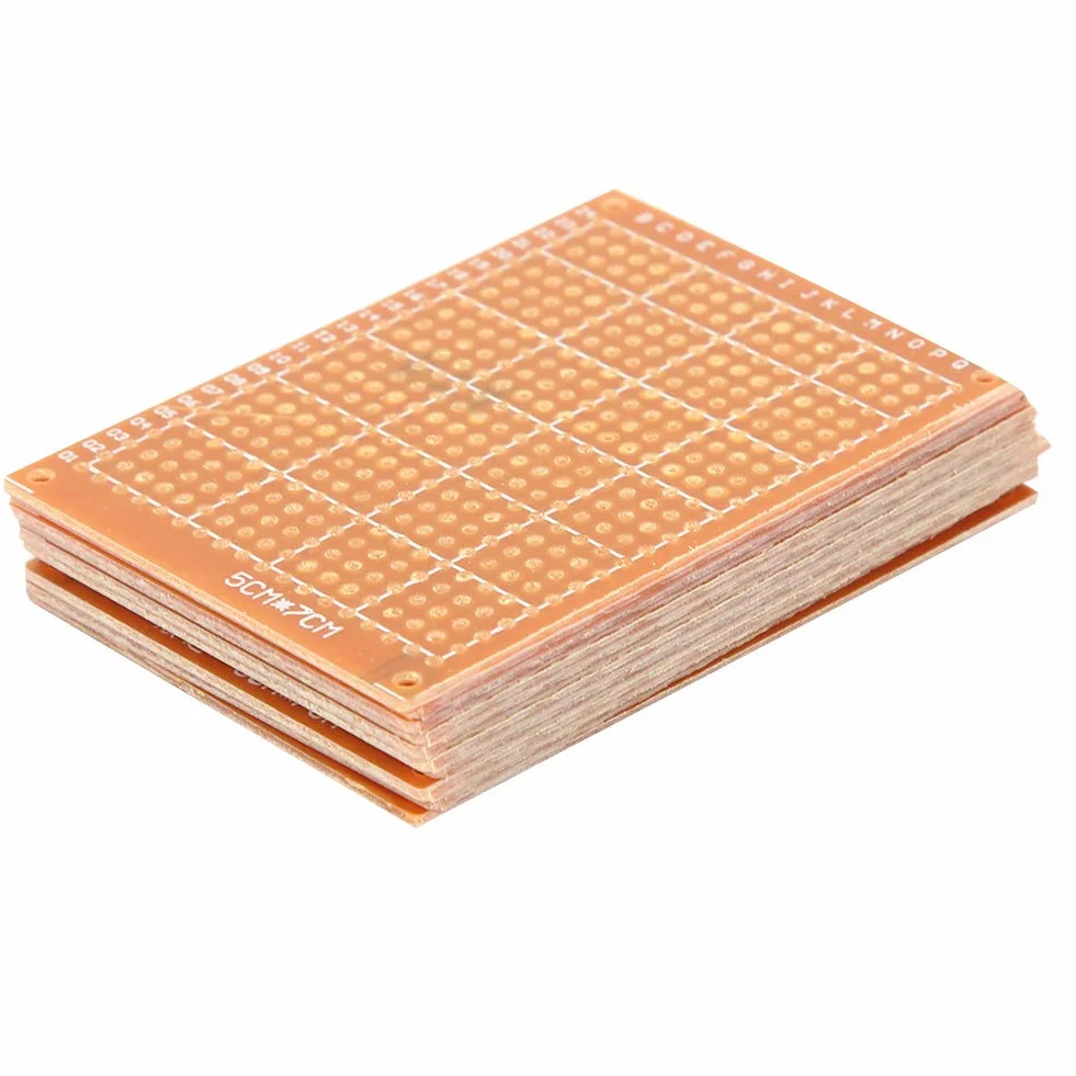 Płytka prototypowa PCB 5x7 cm bakelit jednostronna uniwersalna bez lutowania