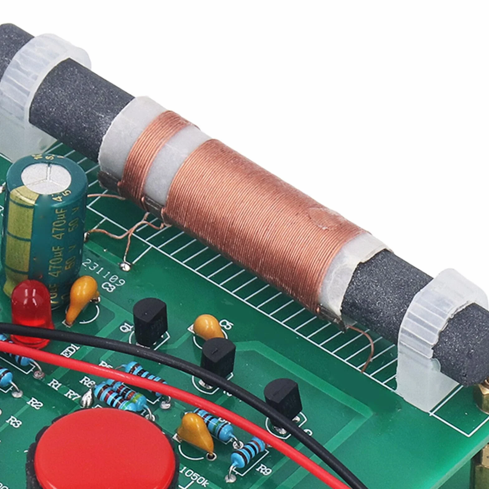 Zestaw nadajnika AM, zakres modulacji nadajnika amplitudy 600 kHz - 1500 kHz