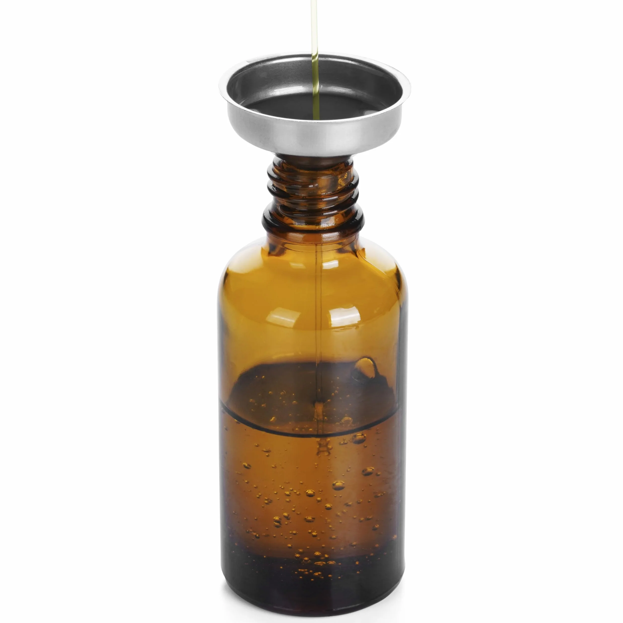 Szklane Butelki Bursztynowe 50ml z Pipetą Zestaw 12 szt.