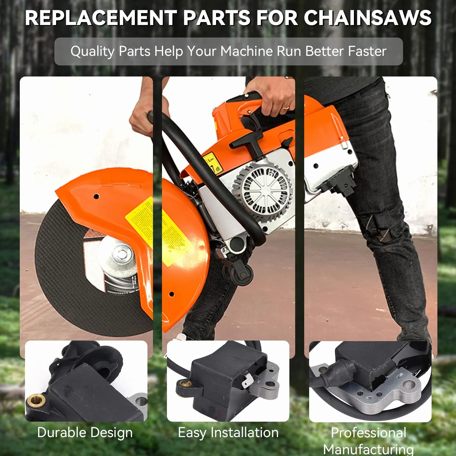Cewka Zapłonowa, Wymiana Modułu Zapłonowego, Wymiana Części Cewki Zapłonowej 4223 400 1300, Pasuje Do Piły Ogrodowej STIHL TS400 TS460, Doskonałe Akcesoria Do Narzędzi Ogrodniczych