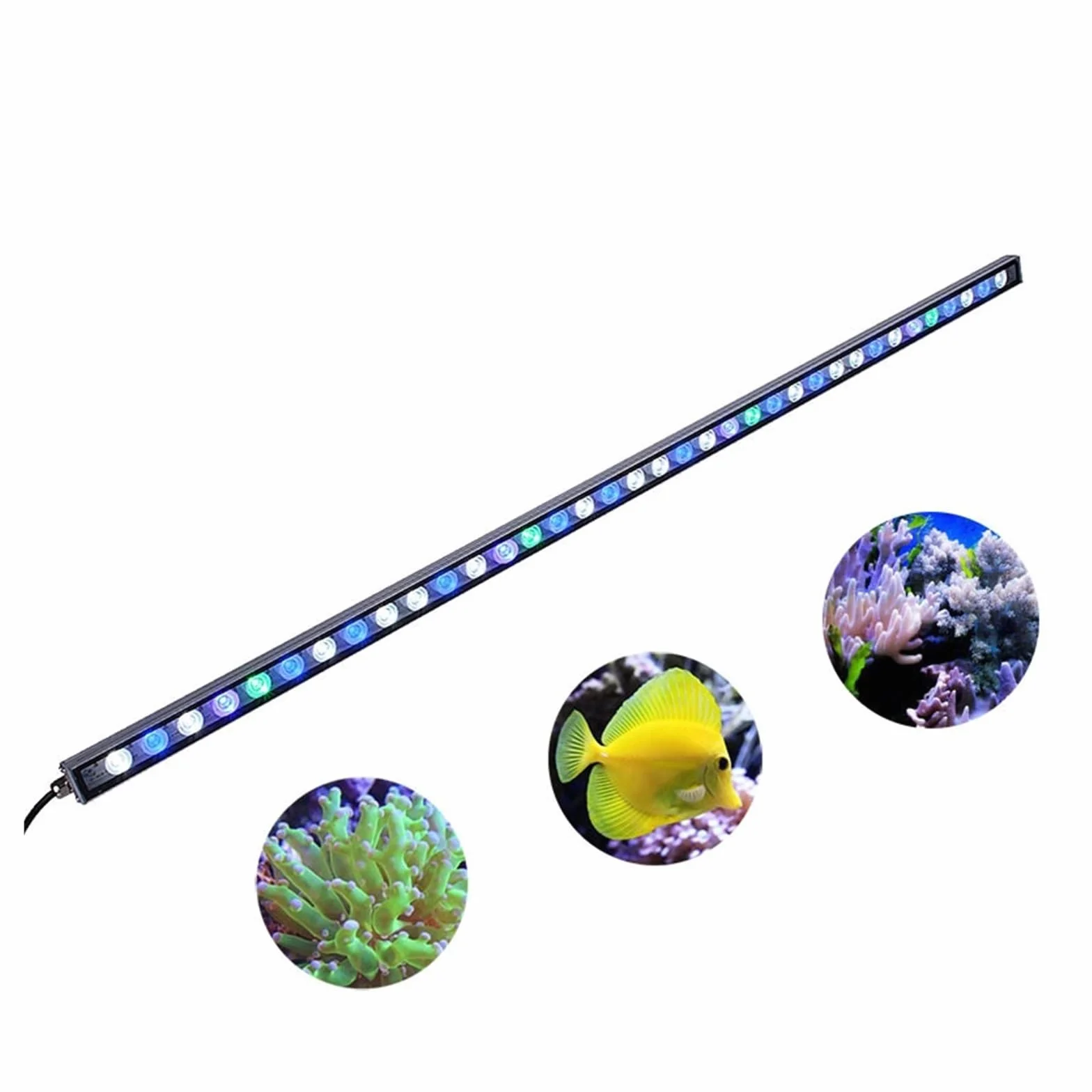oświetlenie akwarium 54 W/81 W/108 W Led Aquarium Strip Light W High Power Akwarium Oświetlenie Led Piękna Twoja Rafa Koralowa Lampa Akwarium do akwarium roślinnego(108W)