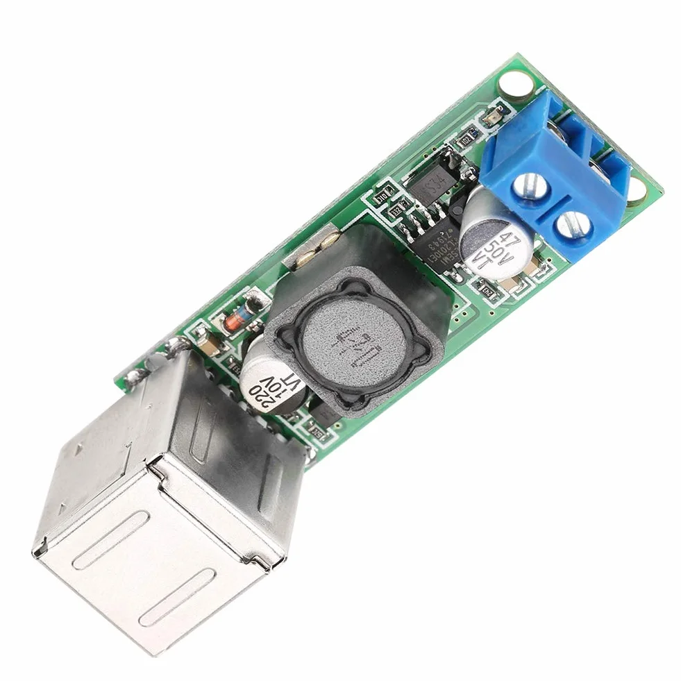 6-35V bis 5V 3A Dual-USB-Konverter-Modul, DC-DC-Spannungsabsenkung-Netzteil Modul
