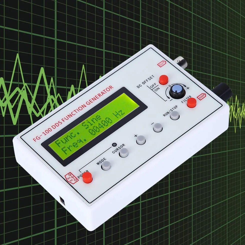 FG-100 Generator Funkcji DDS 1Hz-500kHz Źródło Sygnału