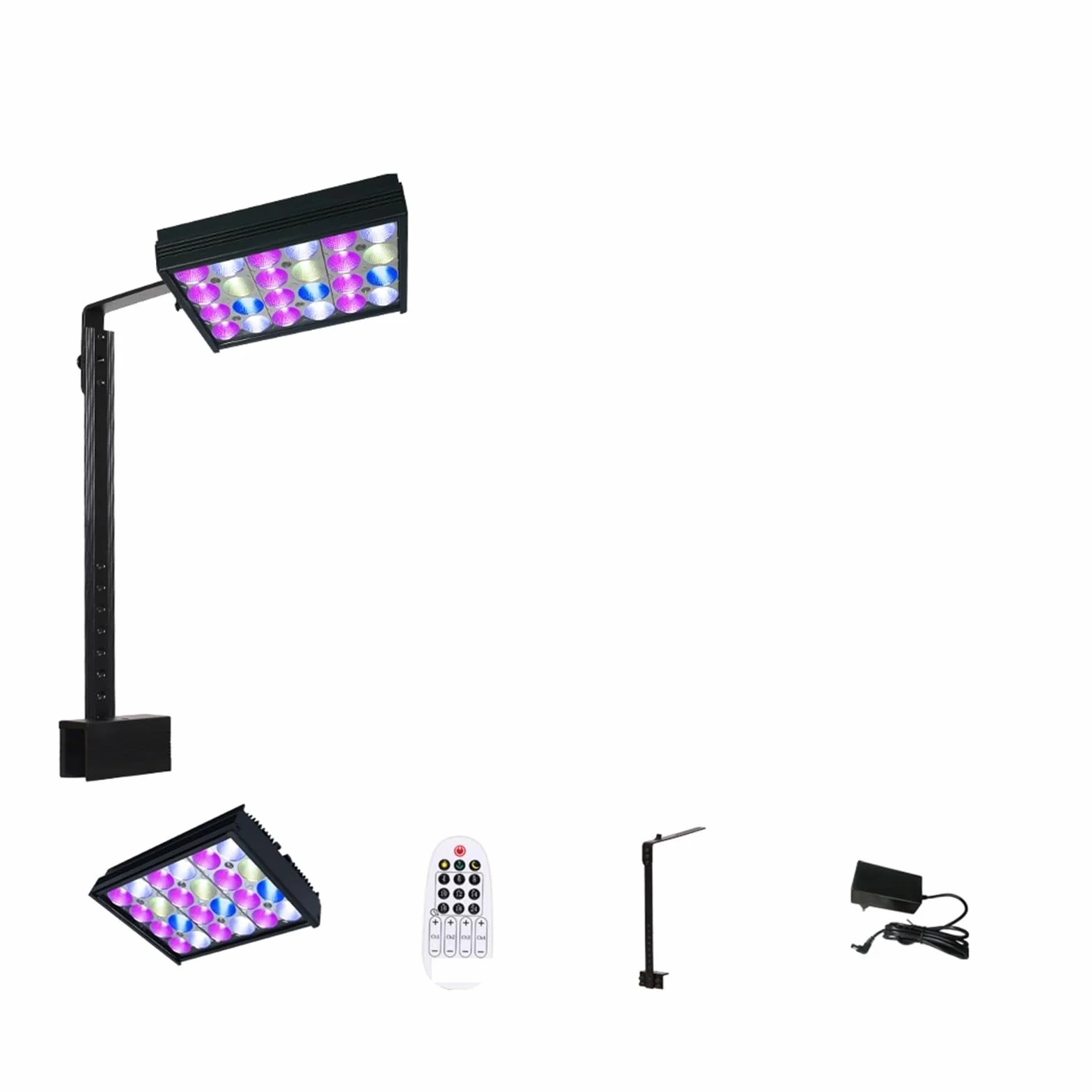40-180cm lampa akwariowa dla roślin, zegar światła do akwarium, oświetlenie dekoracji świeże akwaria i do akwarium z rybami(For 30-50cm Tank)