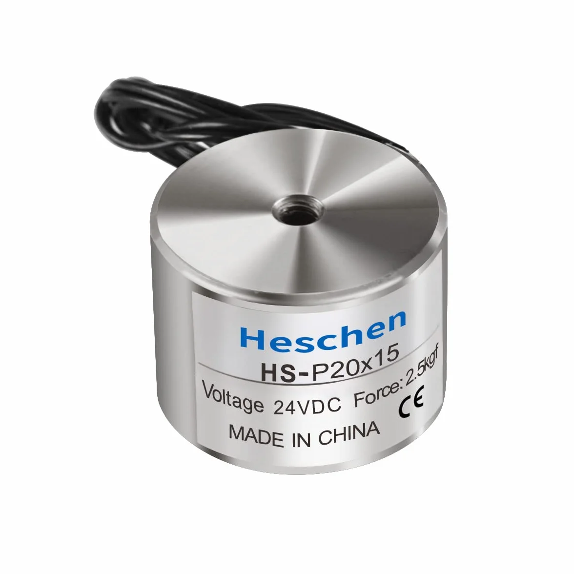 Heschen Magnes elektromagnetyczny cewka P20/15, DC 24 V, 20 mm, 2,5 kg