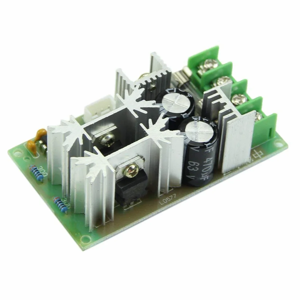DollaTek Uniwersalny przełącznik regulatora prędkości silnika DC 10-60 V 20 A PWM HHO RC