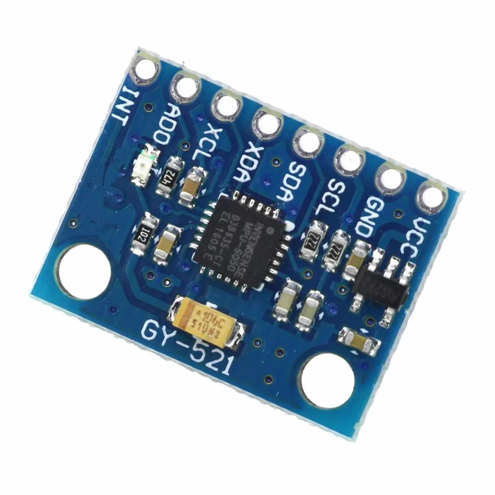 2pcs GY-521 MPU-6050 mpu6050 Module 3 Axis Analog gyro sensors Accelerometer Module