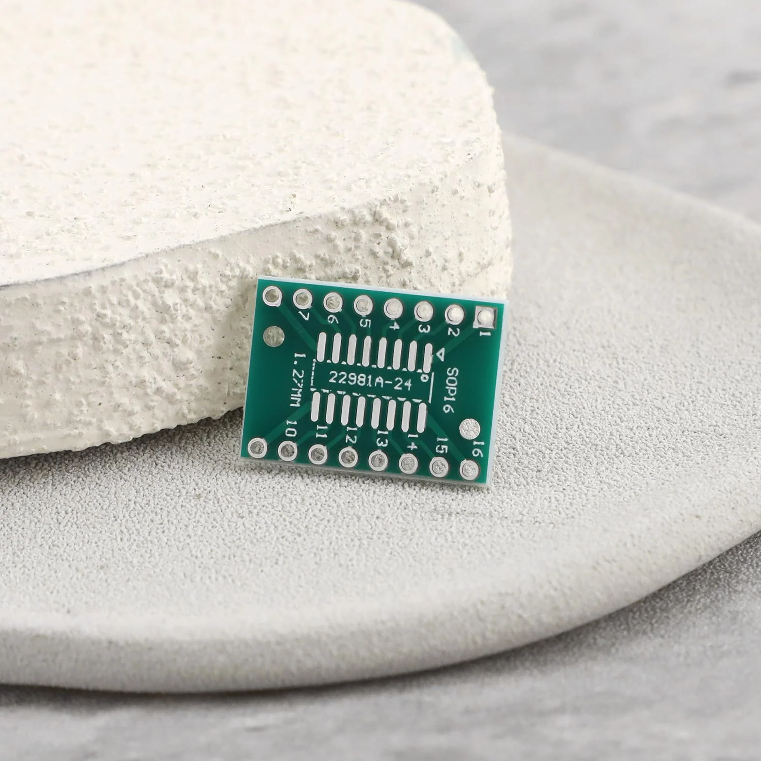 Płytka PCB SOP16 TSSOP16 do DIP-16 21 x 16 mm do modernizacji komponentów SMD