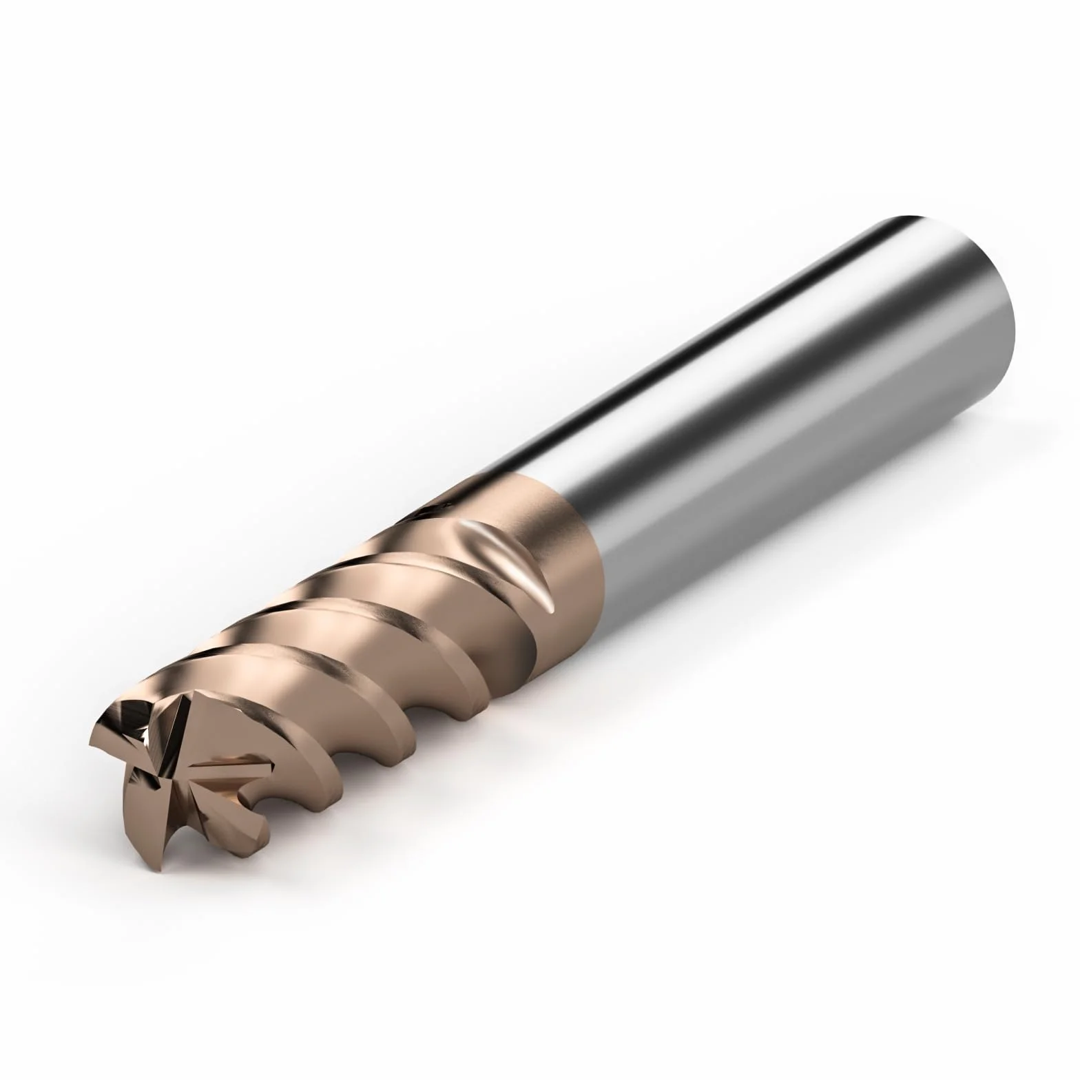 Frez trzpieniowy z twardego metalu 8 mm czworokątny AlTiN 4 ostrza CNC długość ostrza 20 mm x 60 mm