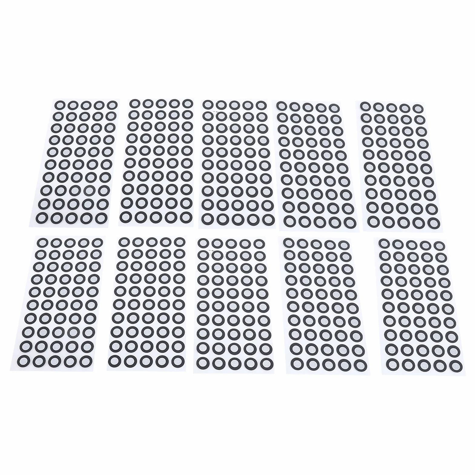 500 szt. Marker do Skanowania 3D, Punkty Skanowania 3D, średnica Wewnętrzna 6 Mm, średnica Zewnętrzna 10 Mm, Punkt Odniesienia, Znaczniki Odbicia Rozproszonego, Kropki śledzące