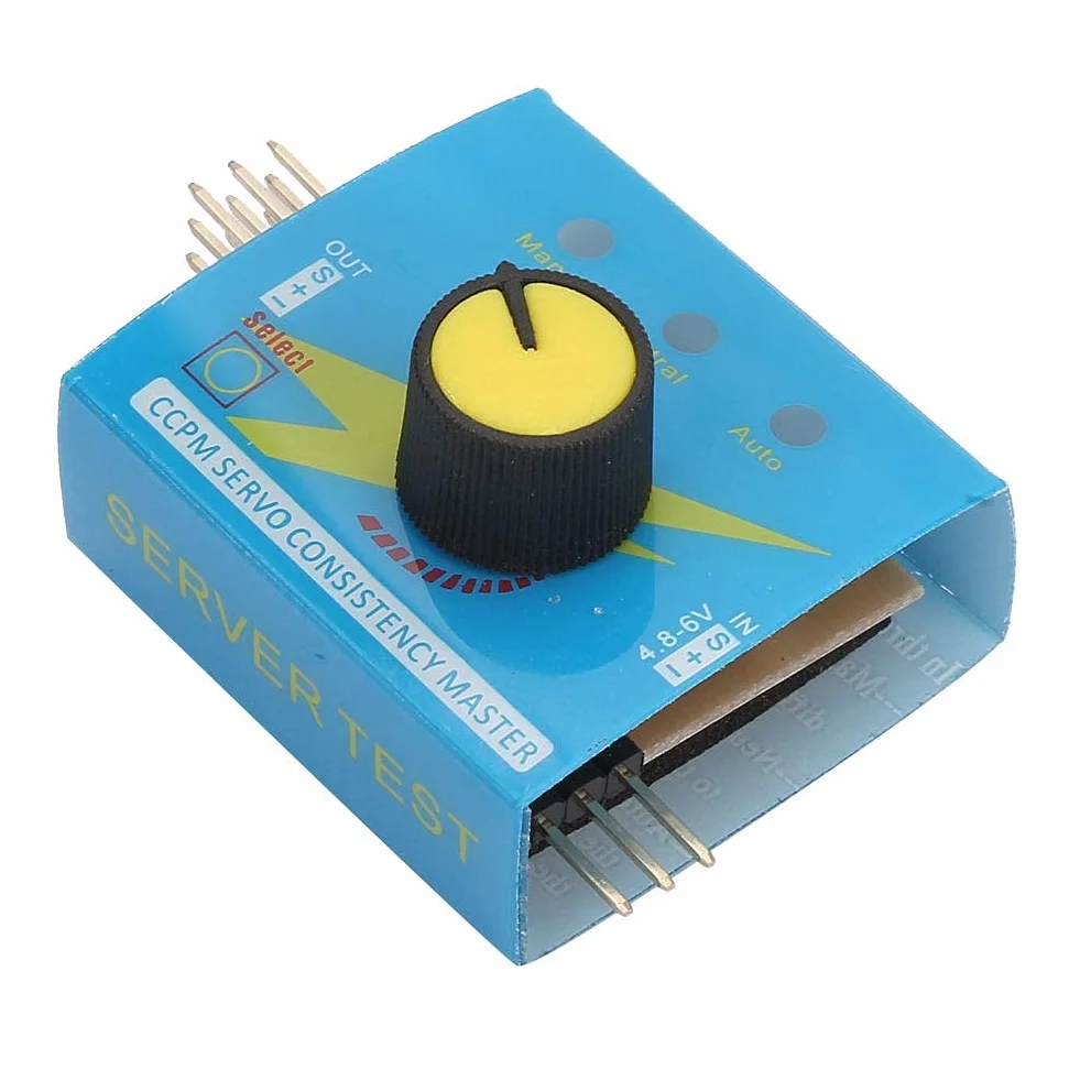 DC 4.2 6.0V 3 Kanały Tester Serwo Serwo, Youmile 2 szt. Tester Serwomechanizmu RC Kontrolery Kontrolery Prędkości Silnika Tester Silnik RC Testowanie ESC z Trójstopniowym