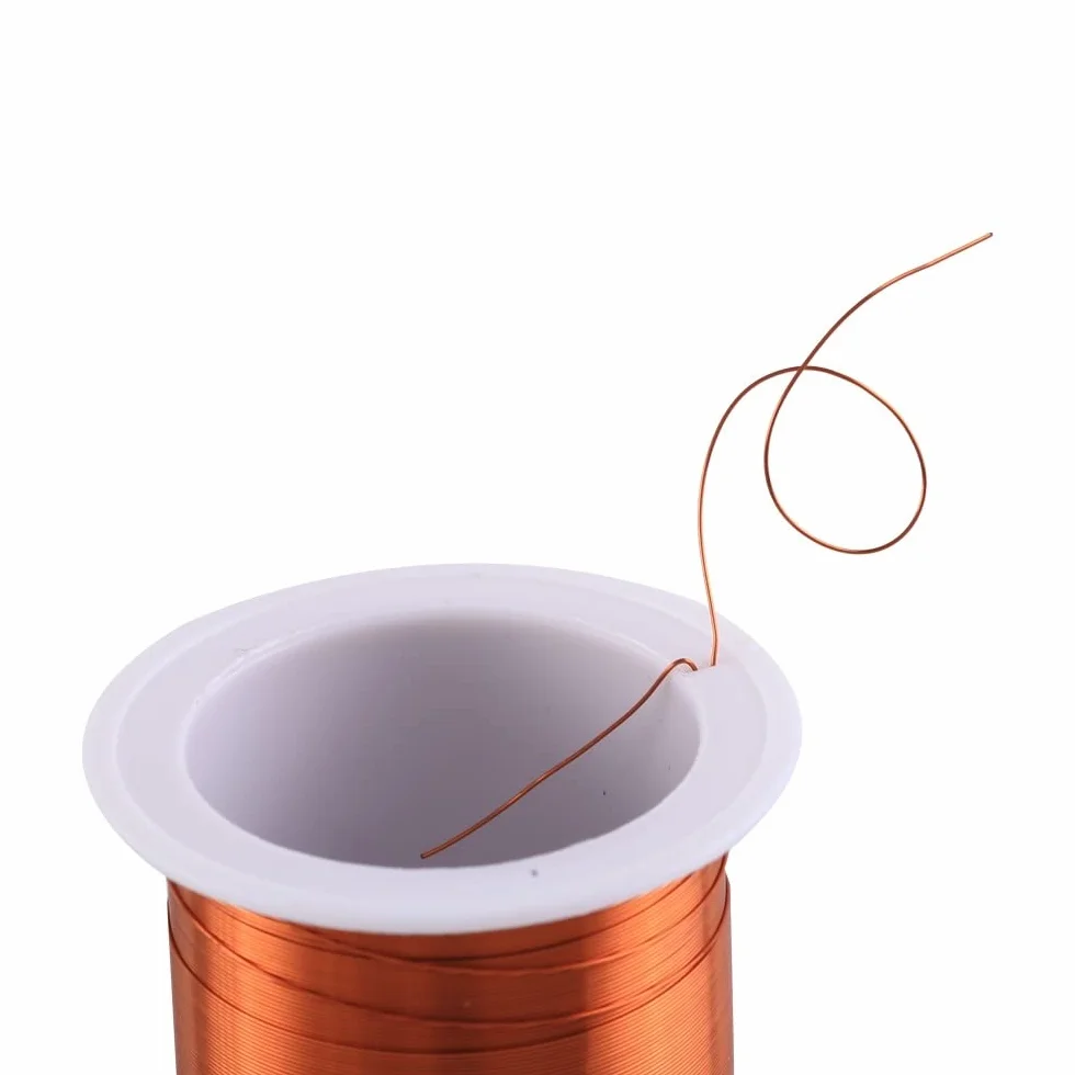 Emaliowany drut miedziany, 0,3 mm 40 m drut z magnesem uzwojenia cewki miedzianej, do cewki magnetycznej transformatora silnika