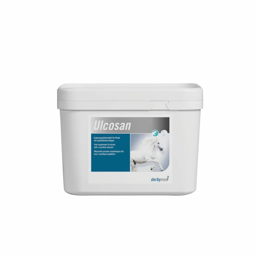 Derbymed Ulucosan | 2,5 kg | Karma dla koni | Wspomaganie i regeneracja śluzu żołądka | Na wrzody żołądka