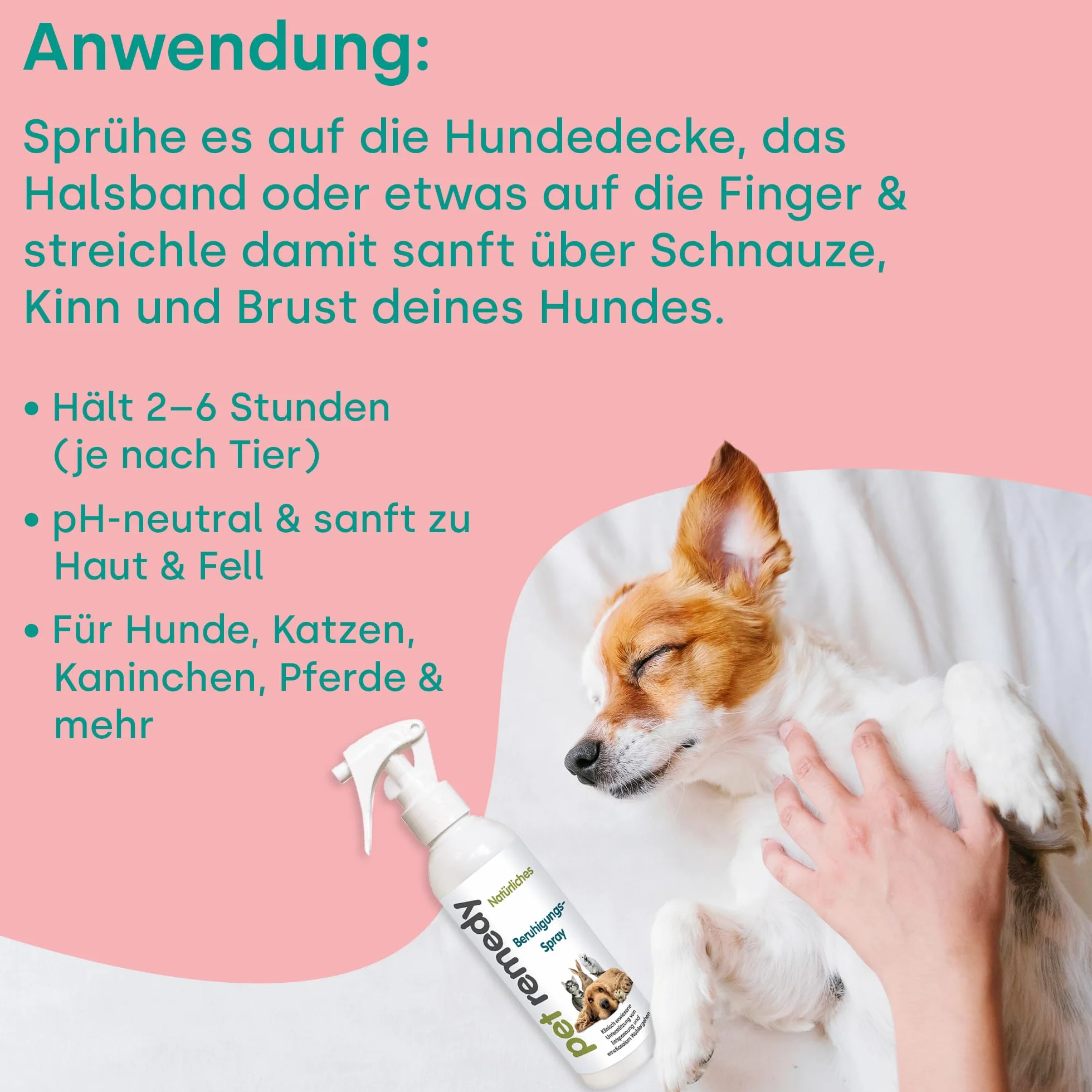 Pet Remedy All in One zestaw uspokajający – sztyft zapachowy i mini spray przeciwko stresowi u zwierząt domowych, naturalny zestaw antystresowy dla psów, kotów i małych zwierząt, neutralne pH i