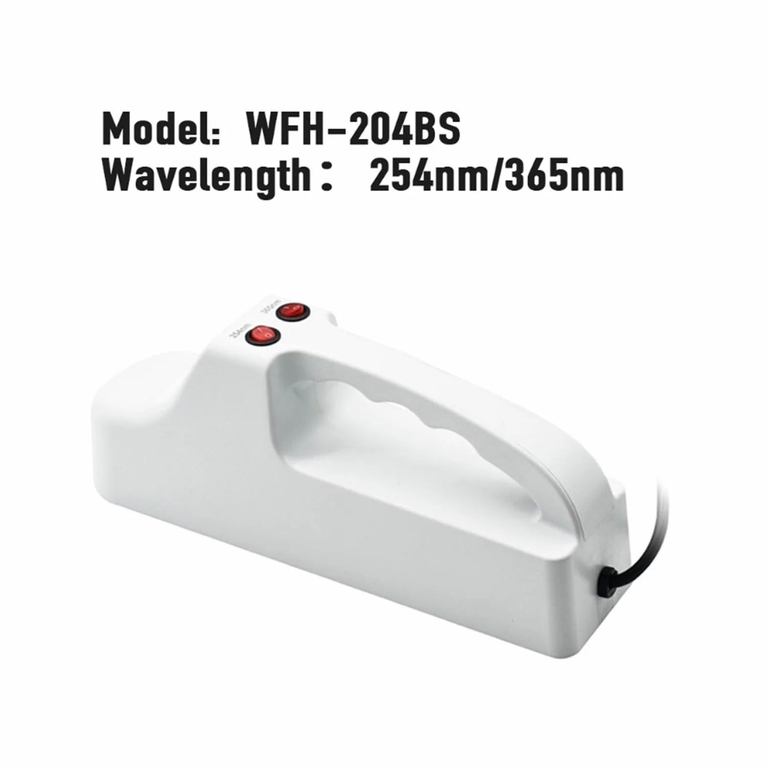 Przenośny analizator ultrafioletowy UVB Lampa UV 365nm/254nm Wysoka czułość Sprzęt laboratoryjny WFH-204BS