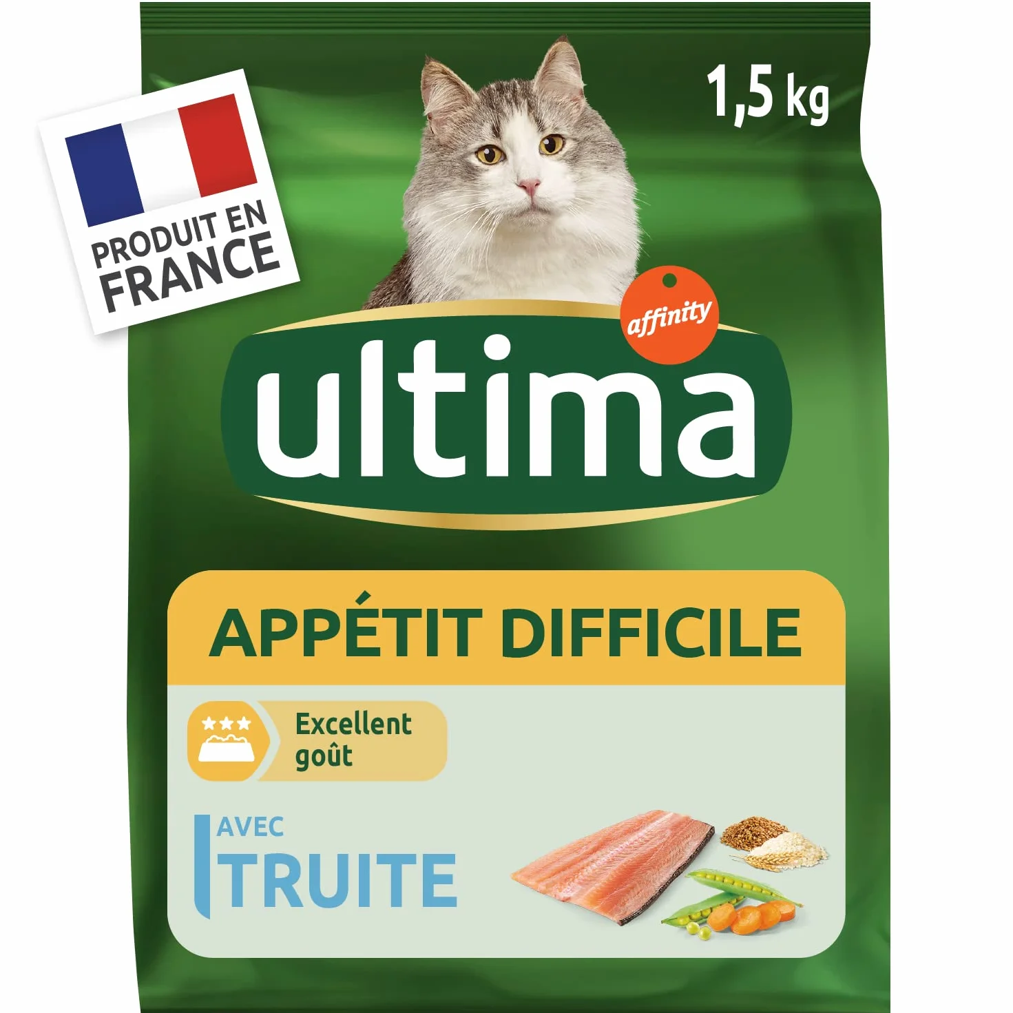 Ultima Cat Karma Trudny Apetyt z pstrągiem 8x1,5kg