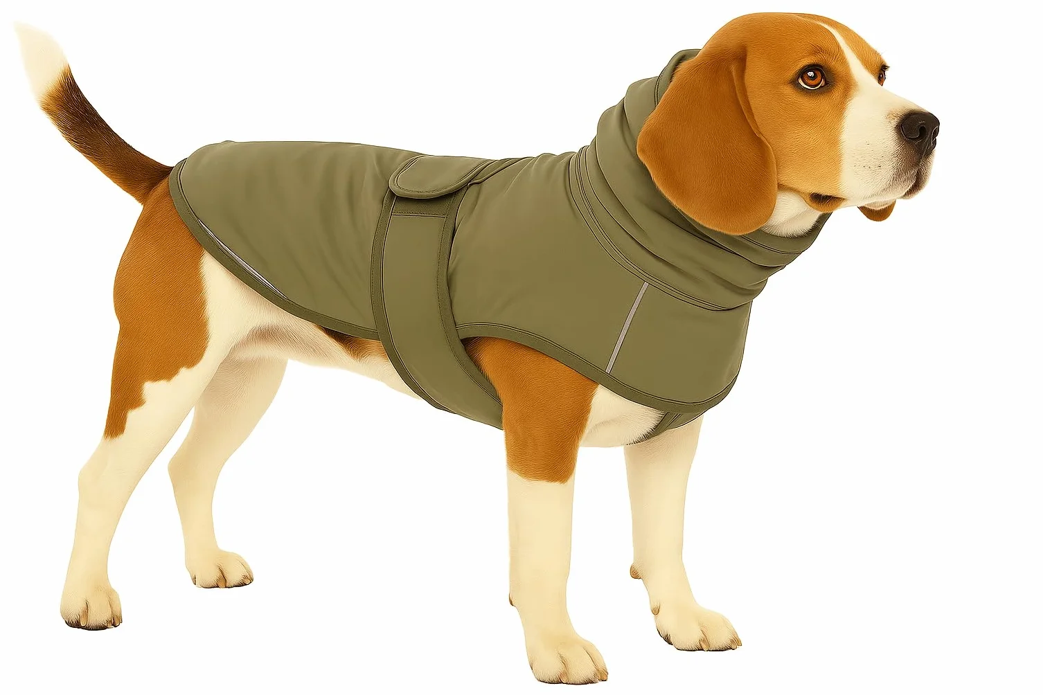 Płaszcz zimowy CUJO zielony 40 cm