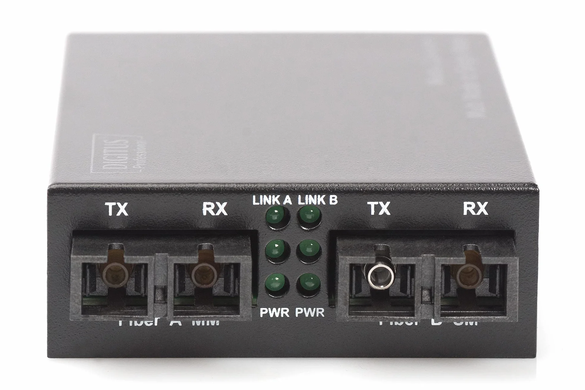 DIGITUS Konwerter mediów Fast Ethernet SC 1310nm czarny