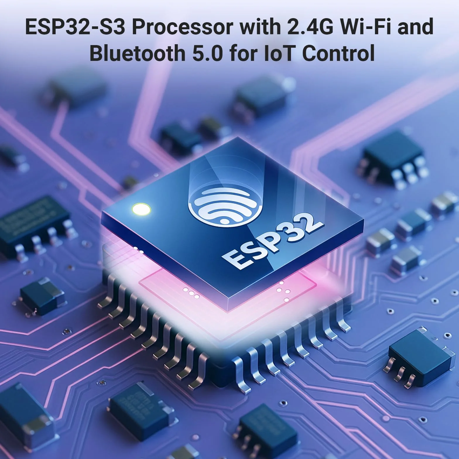 ELECROW Wyświetlacz ESP32, ESP32-S3 CrowPanel Basic 7-calowy ekran dotykowy 800x480 HMI IPS z ekranem dotykowym 240 MHz ESP32-S3 odpowiedni do projektu ESPHome/Home Assistant
