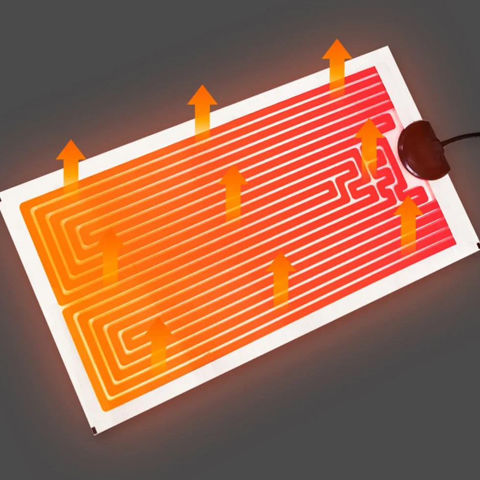 Mała Mata Grzewcza 15X28Cm Mata Grzewcza 14W Z Termostatem Regulacja Temperatury Dla Gadów Węże Jaszczurki Gekony Pająki Gąsienice Akwarium Podkładka Grzewcza
