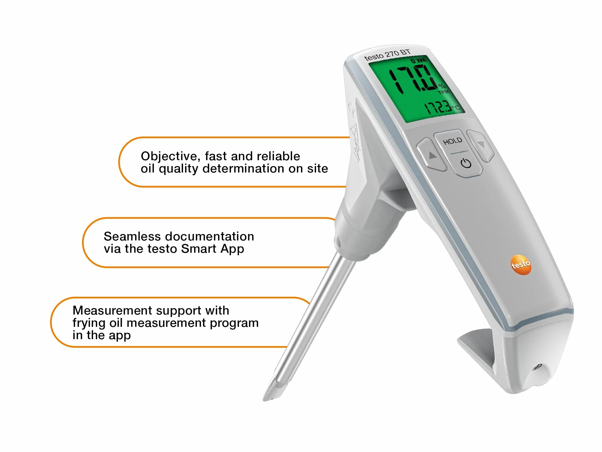 testo Tester oleju kuchennego Bluetooth 270