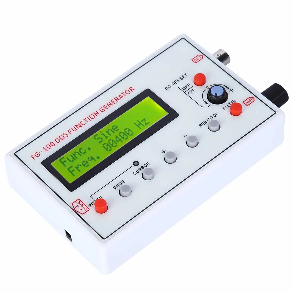FG-100 Generator Funkcji DDS 1Hz-500kHz Źródło Sygnału