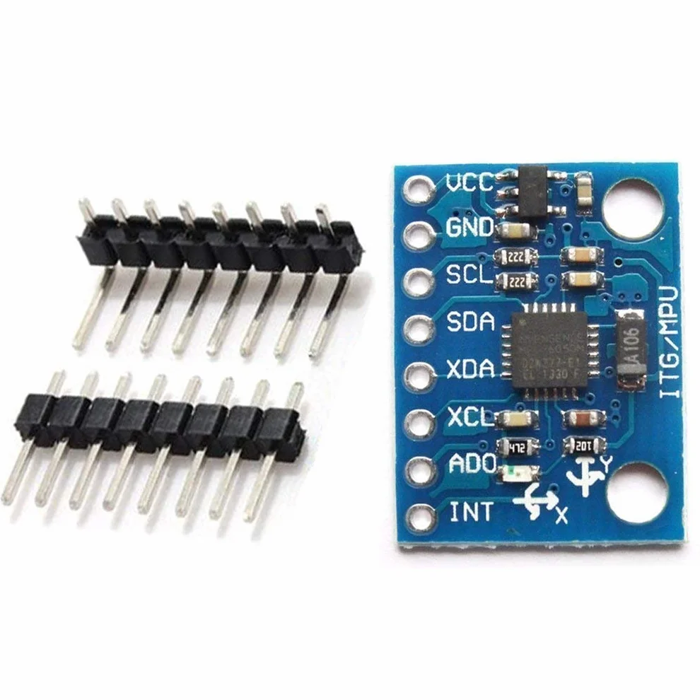 Hailege MPU-6050 GY-521 3-osiowy akcelerometr żyroskop moduł 6 DOF 16-bit AD I2C dla Arduino