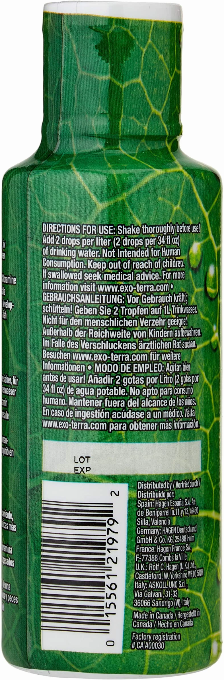 Exo Terra Aquatize Odżywka do Terrarium, 120 ml