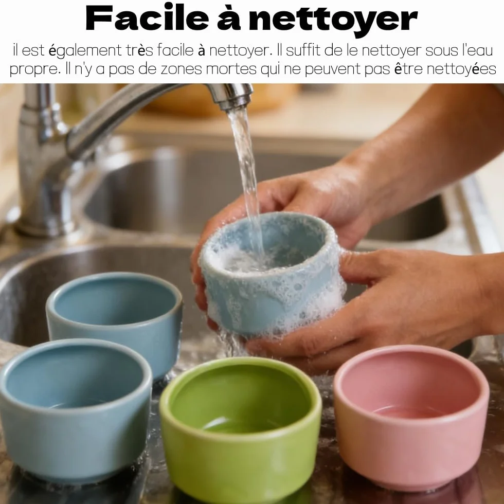 LATRAT Ceramiczna miska na karmę dla chomików 3 sztuki akcesoria dla gryzoni
