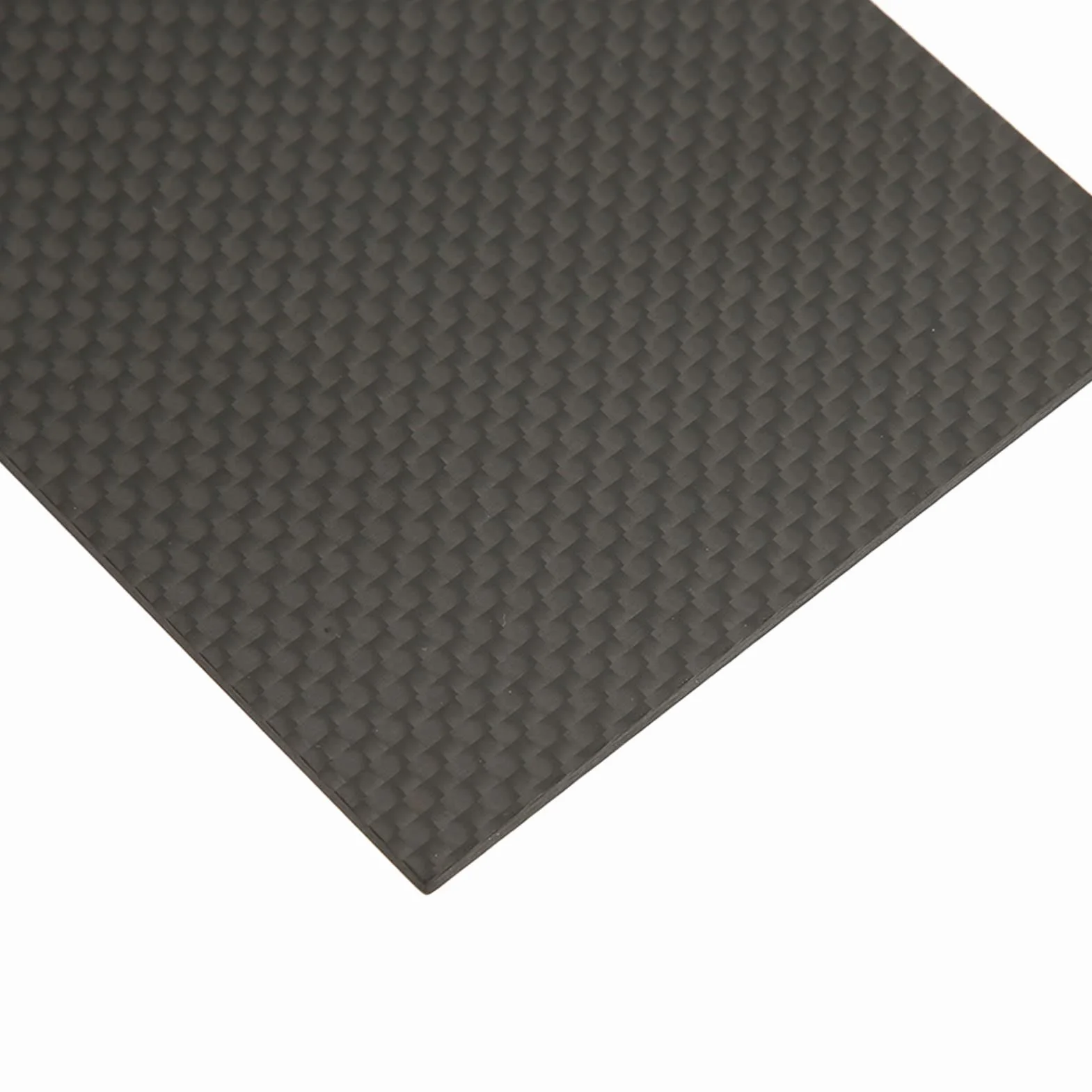 Arkusze z Włókna Węglowego - Skośna Matowa Płyta z Włókna Węglowego 3K 75mmX125mm, Dostępna w Grubości 0,5mm 1mm 1,5mm 2mm 3mm - Płyta Panelowa z Włókna Węglowego(75x125x3,0mm)