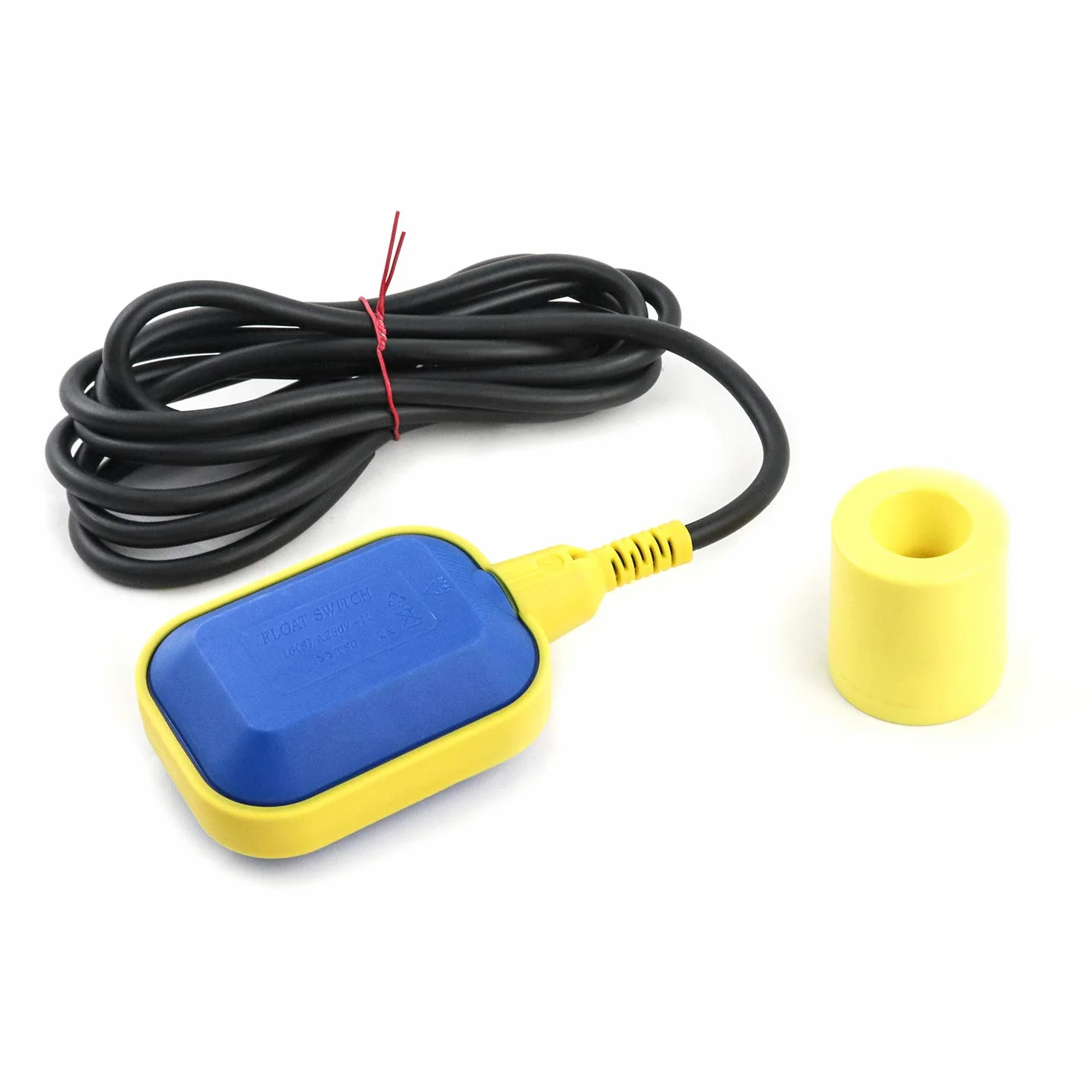 QWORK 3m kabel regulator poziomu wody prostokątny łącznik pływakowy do zbiornika