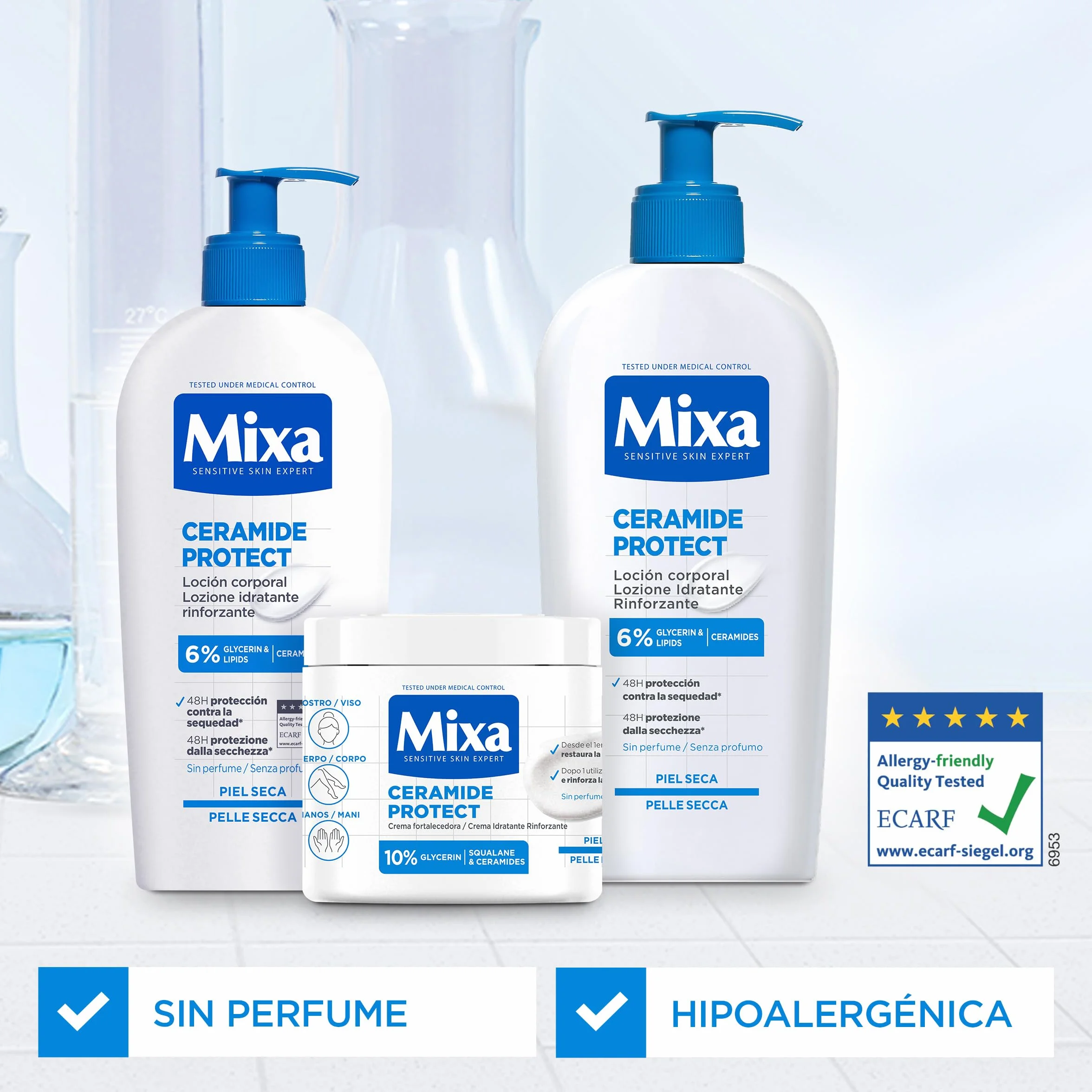 Mixa Ceramide Protect Crema Fortalecedora 400 ml